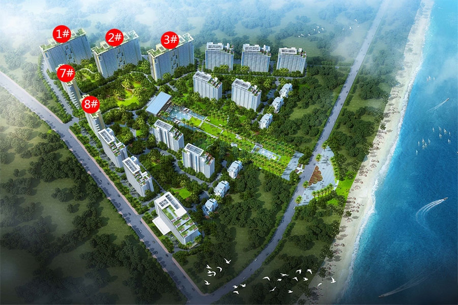 博鳌珊瑚湾-鸟瞰图