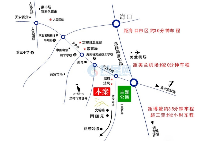 区位图